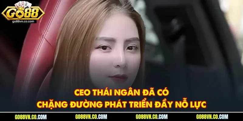 CEO Thái Ngân đã có chặng đường phát triển đầy nỗ lực